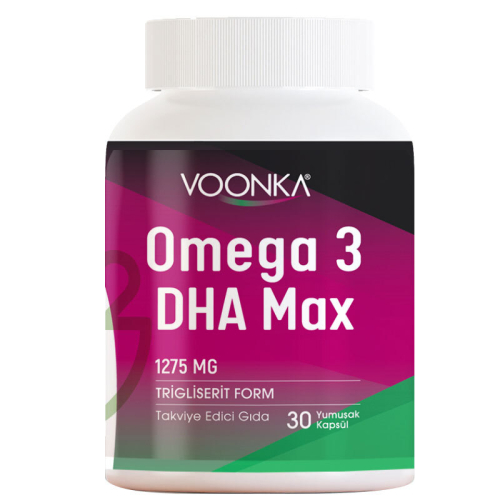 Voonka Omega 3 DHA Max Takviye Edici Gıda 30 Yumuşak Kapsül - Voonka