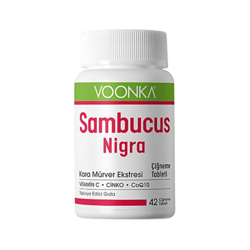 Voonka Sambucus Nigra 42 Çiğneme Tableti - Voonka