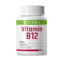 Voonka Vitamin B12 İçerikli Takviye Edici Gıda 90 Tablet - 1
