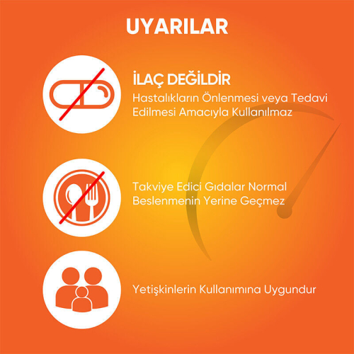 Voop Multivitamin ve Multimineral İçeren Takviye Edici Gıda 30 Kapsül - 8