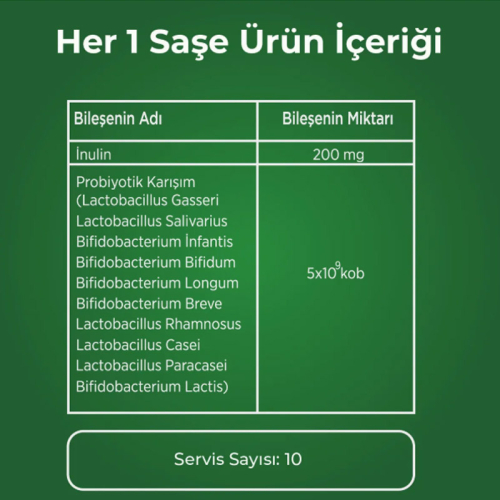 Voop Probiyotik Mikroorganizma İçeren Saşe Takviye Edici Gıda 10 Adet - 4