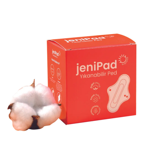 W-Beside JeniPad Yıkanabilir Ped 6 Adet - Beyaz Günlük - W Beside