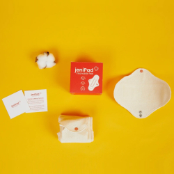 W-Beside JeniPad Yıkanabilir Ped 6 Adet - Beyaz Günlük - 2