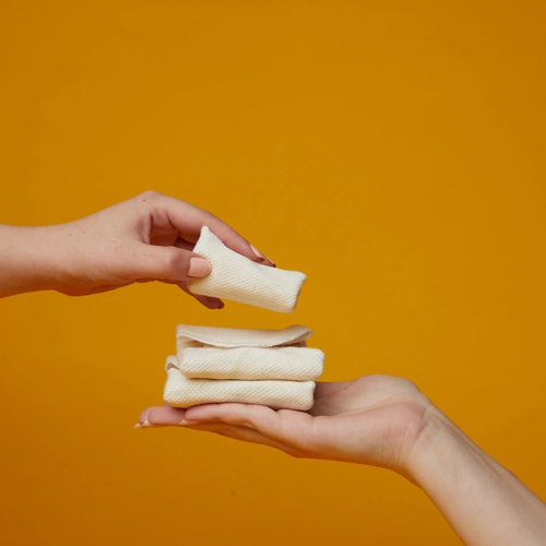 W-Beside JeniPad Yıkanabilir Ped 6 Adet - Beyaz Günlük - 3