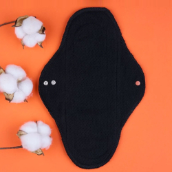 W-Beside JeniPad Yıkanabilir Ped 6 Adet - Siyah Gece - 3