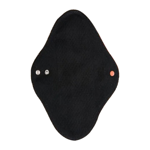 W Beside Jenipad Pamuk Yıkanabilir Sızdırmaz Kadın Pedi Siyah Günlük 6 Adet - W Beside