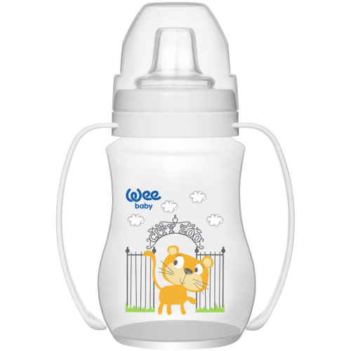Wee Baby Akıtmaz Kulplu PP Antikolik Bardak 250 ml | 6+ Ay - Wee Baby