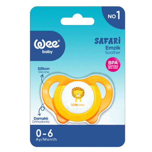 Wee Baby Damaklı Safari Emzik 0-6 Ay 946 - Wee Baby