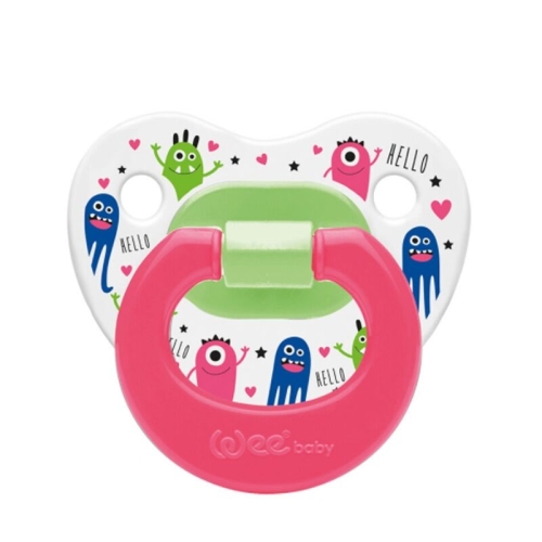 Wee Baby Desenli Damaklı Emzik 0-6 Ay | No:1 - Wee Baby