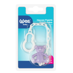 Wee Baby Figürlü Emzik Askısı Pembe - 1
