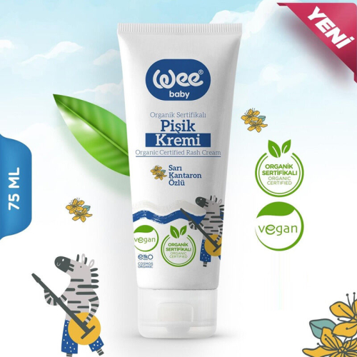 Wee Baby Organik Sertifikalı Pişik Kremi 75 ml - 2