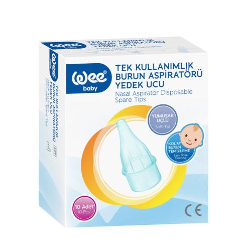 Wee Baby Tek Kullanımlık Burun Aspiratörü Yedek Ucu 10 Adet - Wee Baby