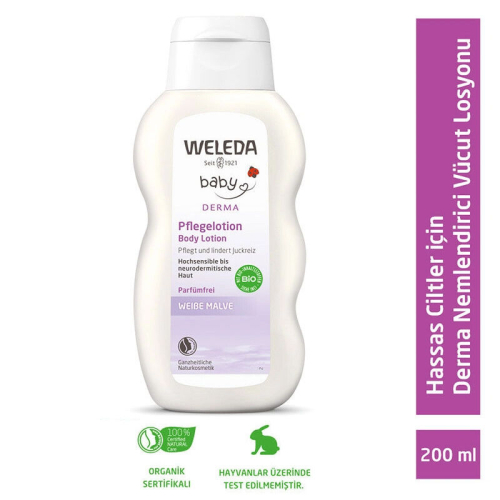 Weleda Baby Derma Nemlendirici Vücut Losyonu 200 ml - 2
