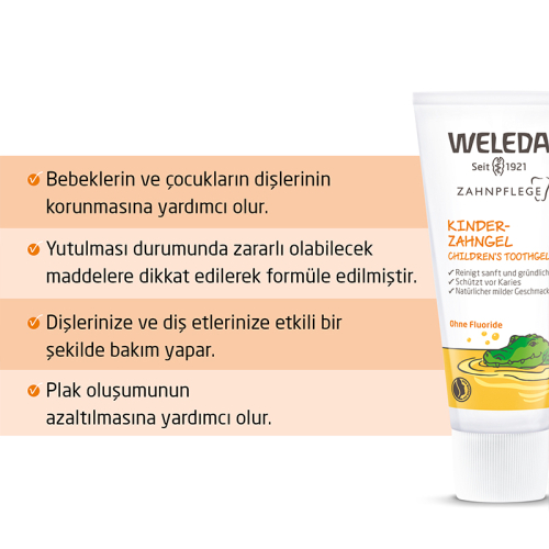 Weleda Bebek ve Çocuklar için Organik Diş Macunu 50 ml - Weleda