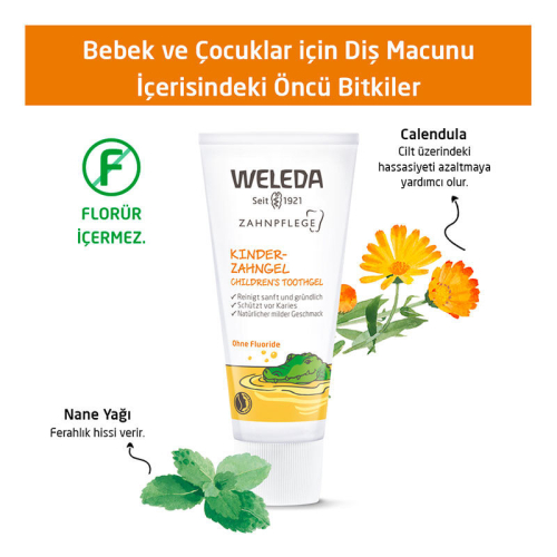 Weleda Bebek ve Çocuklar için Organik Diş Macunu 50 ml - 4