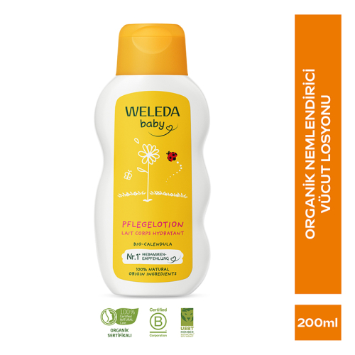 Weleda Calendula Organik Nemlendirici Vücut Losyonu 200 ml - Weleda