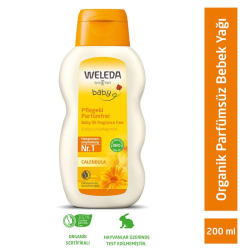 Weleda Calendula Organik Parfümsüz Bebek Yağı 200 ml - 2