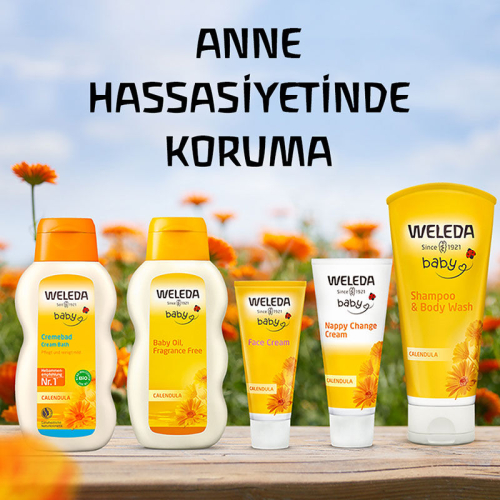 Weleda Calendula Organik Parfümsüz Bebek Yağı 200 ml - 6