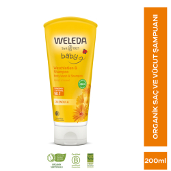 Weleda Calendula Organik Saç ve Vücut Şampuanı 200 ml - 7