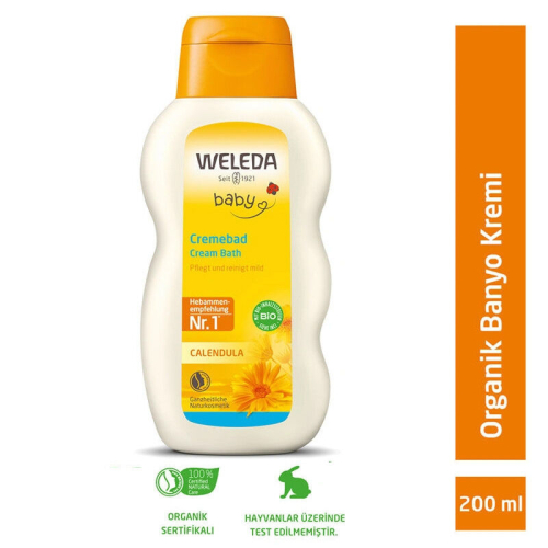 Weleda Calendula Organik Temizleyici ve Nemlendirici Banyo Kremi 200 ml - 7