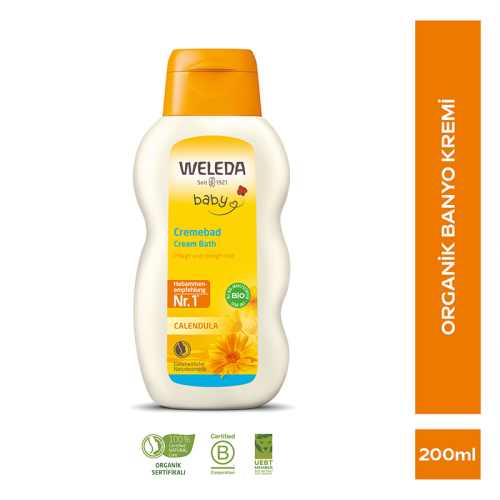 Weleda Calendula Organik Temizleyici ve Nemlendirici Banyo Kremi 200 ml - 2