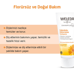 Weleda Calendula Özlü Organik Diş Macunu 75ml - 3