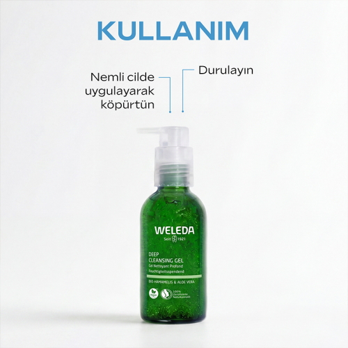 Weleda Deep Cleansing Derinlemesine Yüz Temizleme Jeli 150 ml - 5