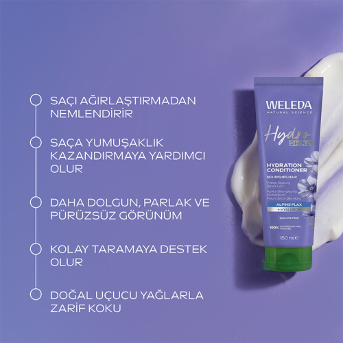 Weleda Hydra Shine Nemlendirici Saç Kremi 150 ml - 3