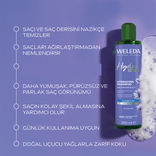 Weleda Hydro Shine Nemlendirici Şampuan 250 ml - 3