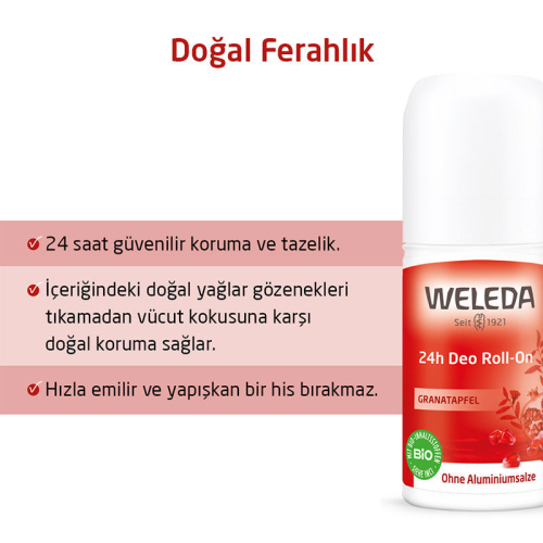 Weleda Nar Özlü Roll On Deodorant 50 ml - 3