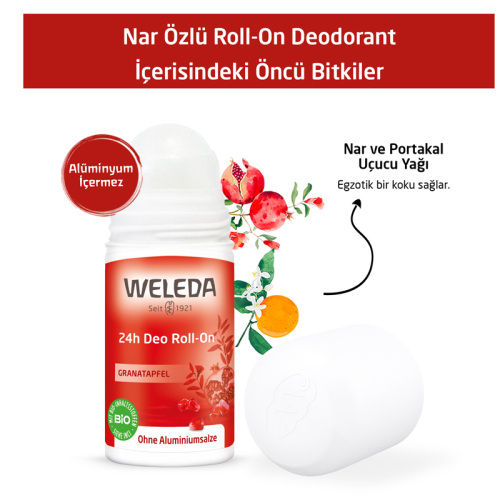 Weleda Nar Özlü Roll On Deodorant 50 ml - 3