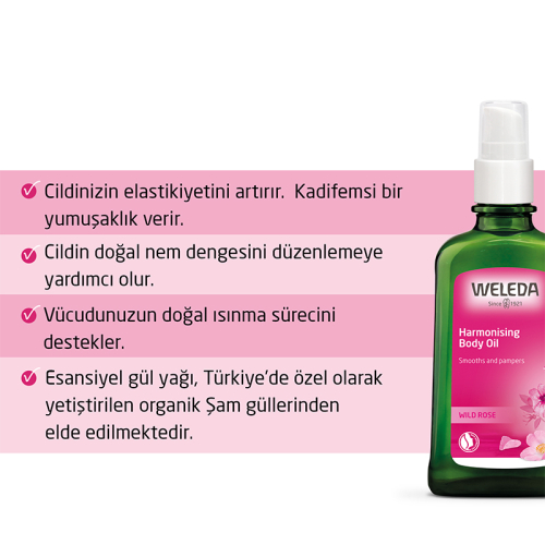 Weleda Yabani Gül Vücut Yağı 100 ml - 3