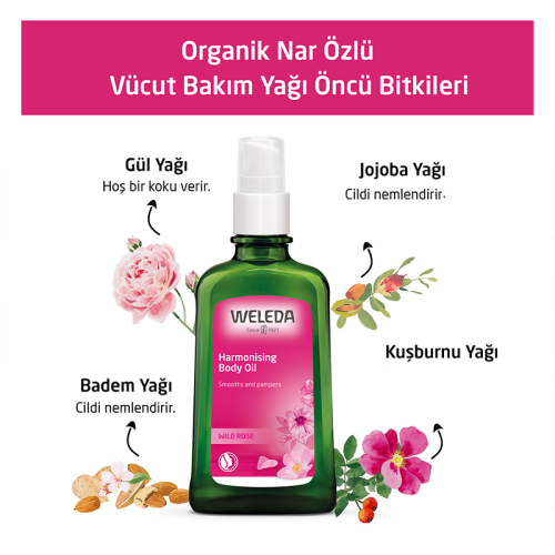 Weleda Yabani Gül Vücut Yağı 100 ml - 4