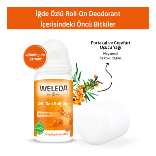 Weleda Yabani İğde Özlü Doğal Roll On Deodorant 50 ml - 3
