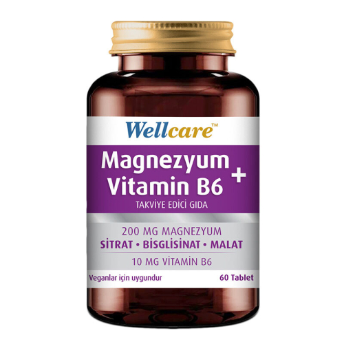 Wellcare Magnezyum Vitamin B6 60 Tablet - Wellcare