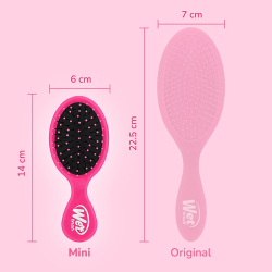 Wet Brush Mini Detangler Dolaşık Açıcı Saç Fırçası Pembe - 5