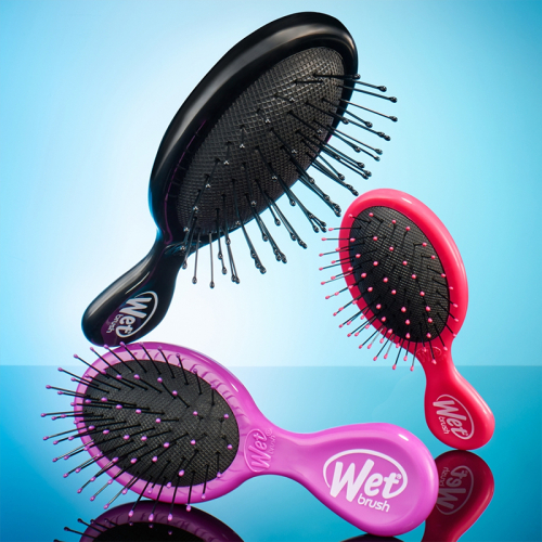 Wet Brush Mini Detangler Dolaşık Açıcı Saç Fırçası Siyah - 7