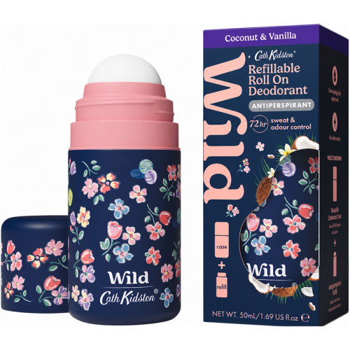 Wild Coconut-Vanilla Refillable Roll On Deodorant 50 ml - Wild