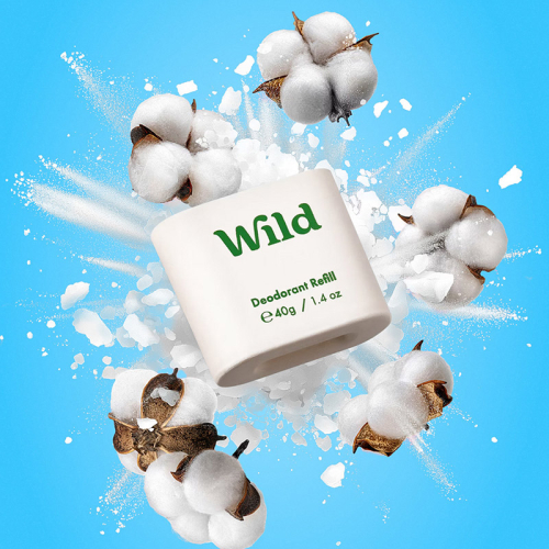 Wild Fresh Cotton-Sea Salt Deodorant Refill 40 g - 4