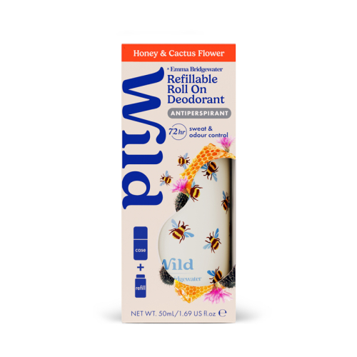 Wild Honey-Cactus Flower Refillable Roll On Deodorant 50 ml - Wild