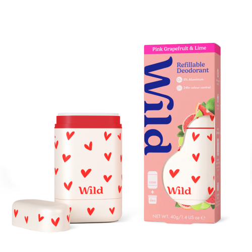 Wild Pink Grapefruit-Lime Refillable Deodorant 40 g - Wild