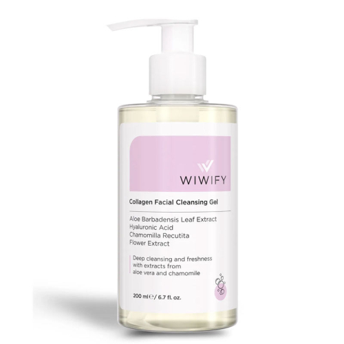 WIWIFY Aloe Vera ve Papatya Özlü Arındırıcı Yüz Temizleme Jeli 200 ml - WIWIFY