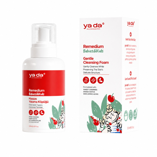 ya da multicosmetics Remedium Bebek ve Çocuk Saç Vücut Hassas Yıkama Köpüğü 500 ml - 2