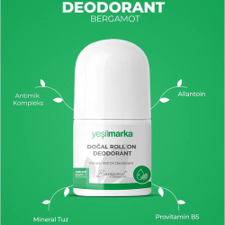 Yeşilmarka Doğal Bergamot Kokulu Deodorant 50 ml - 5