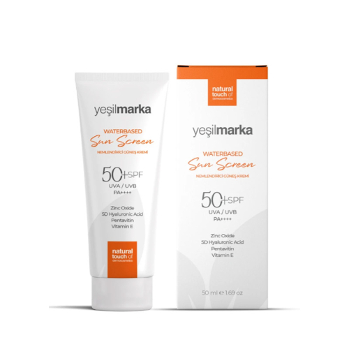 Yeşilmarka Su Bazlı Nemlendirici Güneş Kremi 50+Spf 50 ml - Yeşilmarka