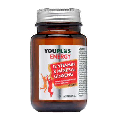 Youplus Energy Vitamin ve Mineral Kompleksi 30 Tablet - 2