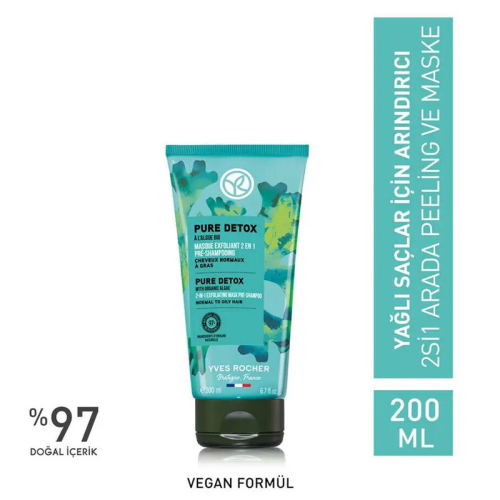 Yves Rocher Arındırıcı 2si1 Arada Saç Peelingi ve Maske 200 ml - 3