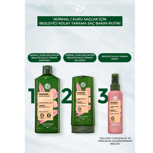 Yves Rocher Besleyici Kolay Tarama Saç Kremi 200 ml - 8