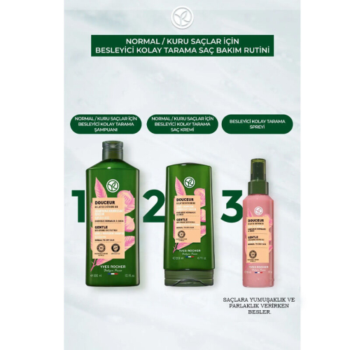 Yves Rocher Besleyici Kolay Tarama Şampuanı 300 ml - 1