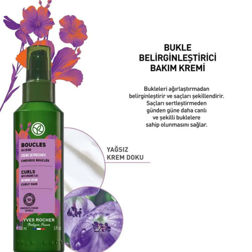 Yves Rocher Bukle Belirginleştirici Bakım Kremi 150 ml - 5